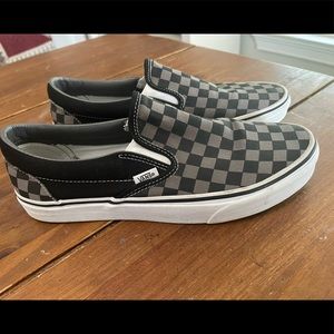 Vans Checkered Slip On Shoes size 10 mens